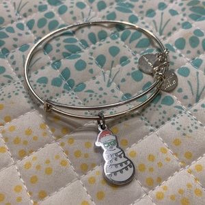 Alex And Ani Snowman Wire Bangle Bracelet